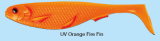 STROFT PREDATOR UV Orange Fire Fin - 6 cm