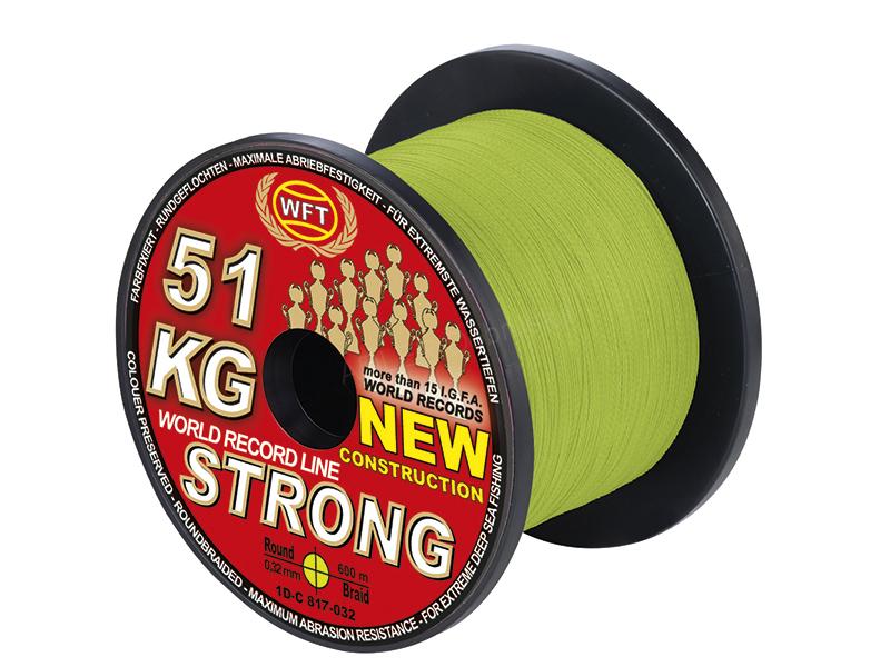 KG STRONG 0,25mm/39kg/600m/žluto-zelená